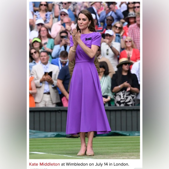 $550 VERONICA BEARD MADE IN USA Dress Sz 12 OLETA Off The Shoulder Ruffled Midi - Picture 7 of 16